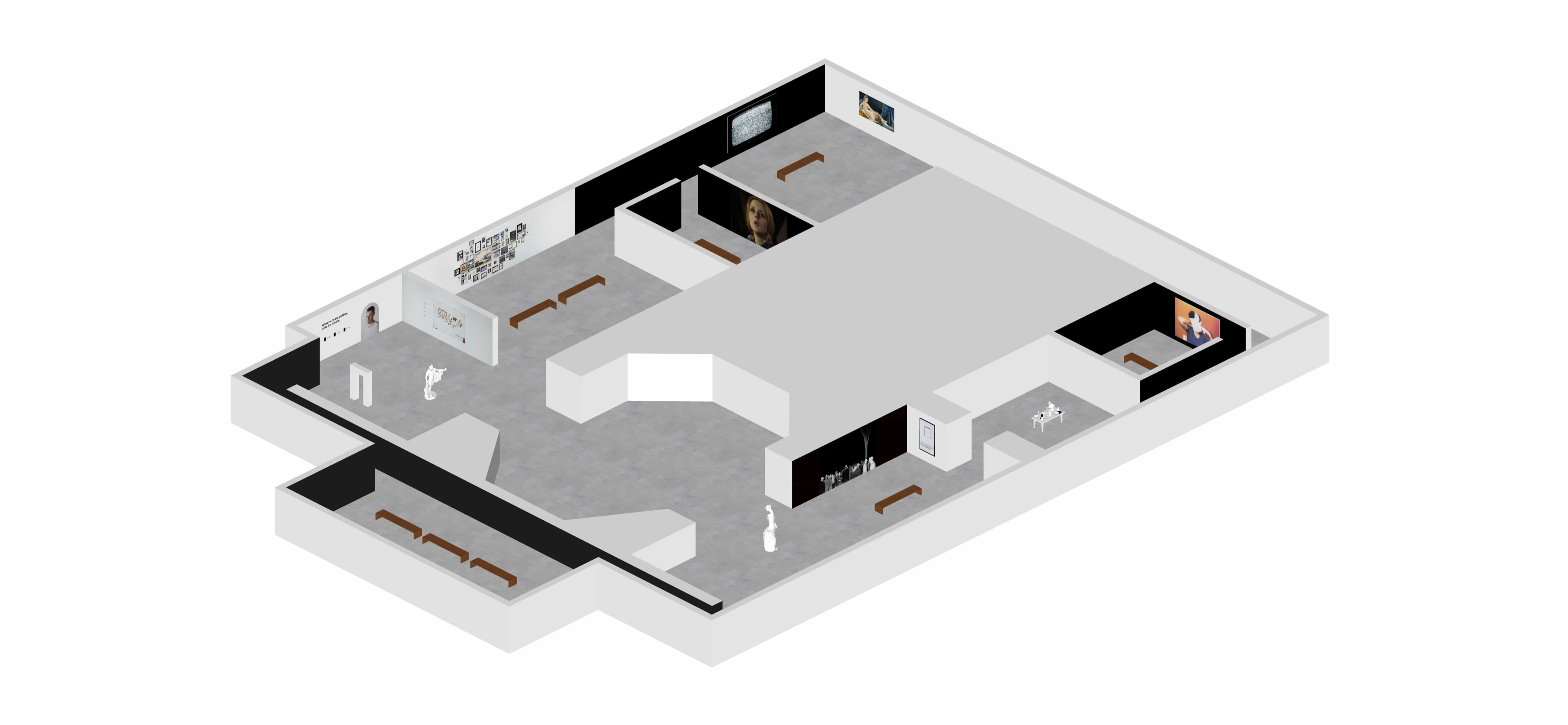 Anders brand wordmark in white placed on top of an image of a modern interior design.