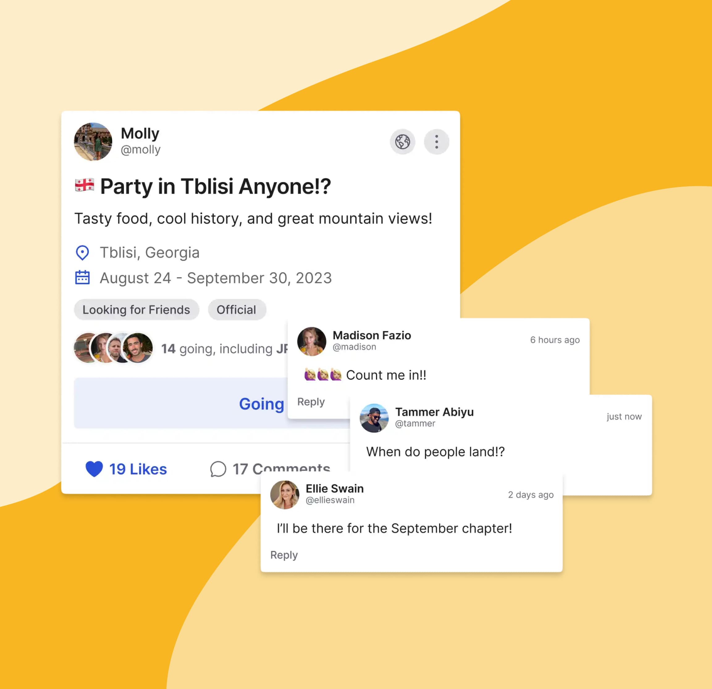 Graphic depicting a hexagonal cropped photo of an interior room design with grid lines along its borders.